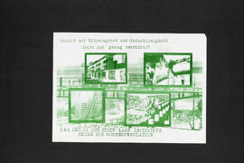 Schluss mit Wohnungsnot und Obdachlosigkeit. Jetzt ist genug zerstört!! Ja zur Stadt-Land Initiative gegen die Bodenspekulation