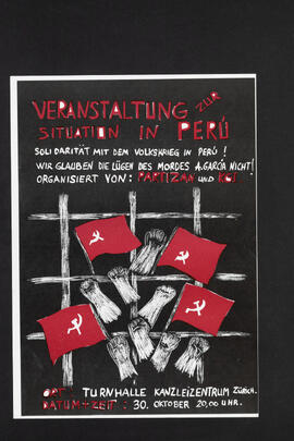 Veranstaltung zur Situation in Peru. Kanzleizentrum