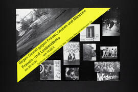 Gegen Gewalt gegen Frauen, Lesben  und Mädchen. Frauen und Lesbendemo