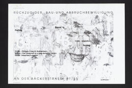 Baeckibleibtbasta Aktionstagemaerz. Rückzug der Bau- und Abbruchbewilligung