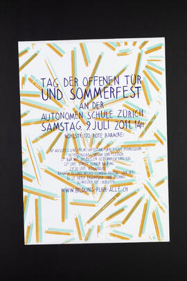 Autonome Schule Zürich. Tag der offenen Tür und Sommerfest