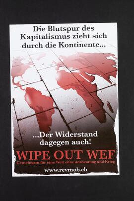 Wipe Out WEF. Die Blutspur des Kapitalismus zieht sich durch die Kontinente…Der Widerstand dagegen auch!