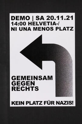 Gemeinsam gegen Rechts - kein Platz für Nazis - Demo 20.11.2021