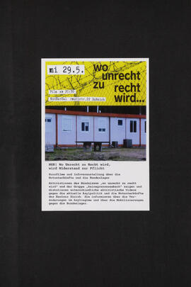 NUK! - Wo Unrecht zu Recht wird, wird Widerstand zur Pflicht