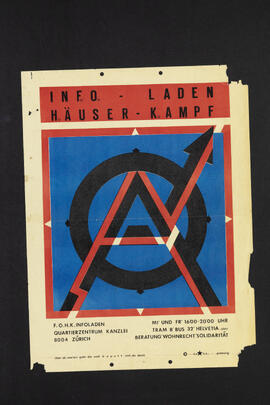 Infoladen Häuserkampf. Quartierzentrum Kanzlei