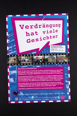 Verdrängung hat viele Gesichter. Ein Film des Filmkollektivs „Schwarzer Hahn“, Kernstrasse 14, 20 Uhr