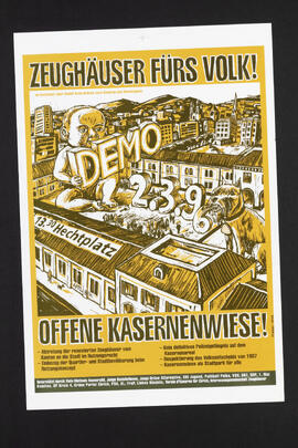 Zeughäuser fürs Volk! Offene Kasernenwiese! Demo