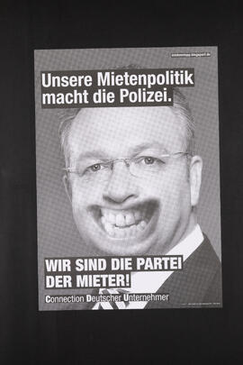 Unsere Mietenpolitik macht Polizei.