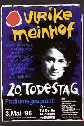 
Todestag Ulrike Meinhof - Podiumsgespräch 3.5.96 TU Berlin
