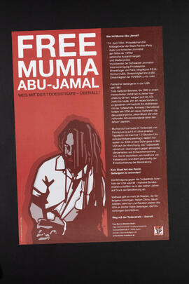 Free Mumia Abu-Jamal. Weg mit der Todesstrafe – überall!
