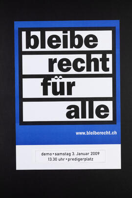 Bleiberecht für alle. Demo