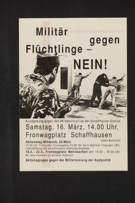 Militär gegen Flüchtlinge - NEIN!