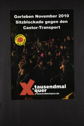 Gorleben November 2010 - Sitzblockade gegen den Castor-Transport