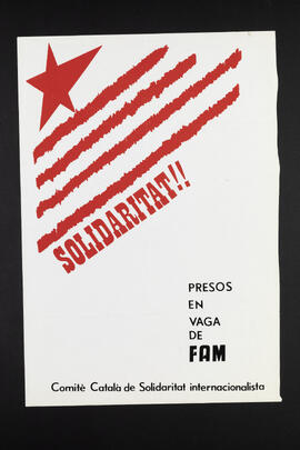 Solidaritat! Presos en vaga de FAM