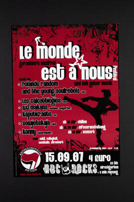 Le mond est à nous Festival. Mit guter Musik.
