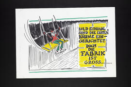 Bald einmal sind die ersten Räume eingerichtet, doch die Fabrik ist gross...