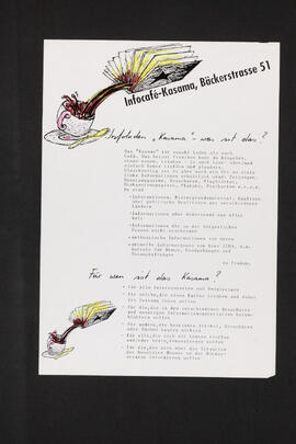 Infocafé-Kasama, Bäckerstrasse 51