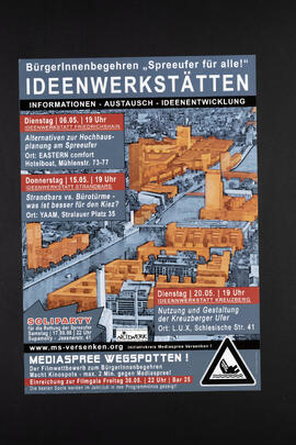 Ideenwerkstätten. Bürgerinnenbegehren "Spreeufer für alle"