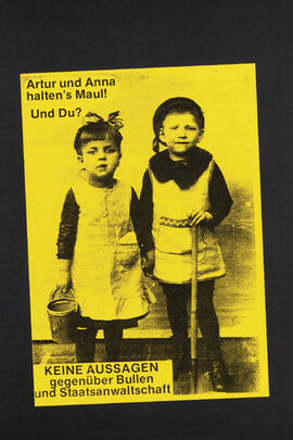 Arthur und Anna halten's Maul! Und Du? Keine Aussagen gegenüber Bullen und Staatsanwaltschaft