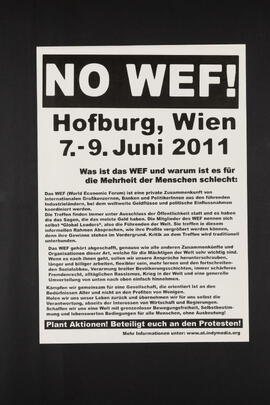 No WEF! - Hofburg Wien, 7.-9. Juni 2011