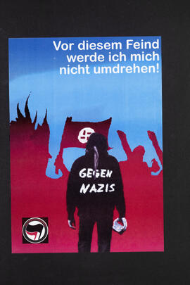 Vor diesem Feind werde ich mich nicht umdrehen. Gegen Nazis.