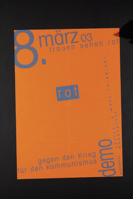 Frauen sehen rot. Demo. Hechtplatz