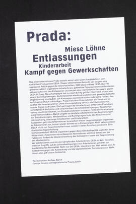 Prada: Miese Löhne, Entlassungen, Kinderarbeit, Kampf gegen Gewerkschaften