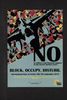 NO to the military and financial support of the fascist Turkish state!
