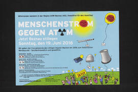 Menschenstrom gegen Atom - Jetzt Beznau Stilllegen - 19.6.2016