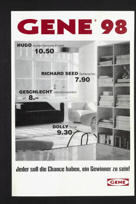 Gene'98. Jeder soll die Chance haben, ein Gewinner zu sein.