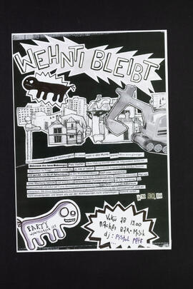 Wehnti bleibt. Vokü. Party.