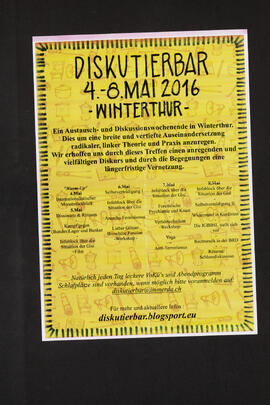 Diskutierbar - 4.-8. Mai 2016, Winterthur
