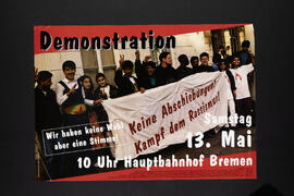 Wir haben keine Wahl aber eine Stimme. Demonstration