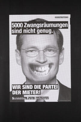 5000 Zwangsräumungen sind nicht genug.