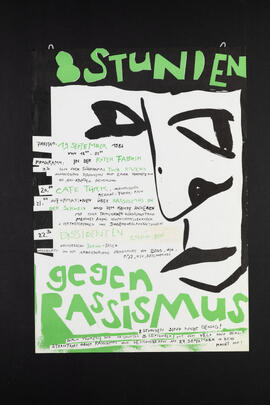 8 Stunden ggen Rassismus. Veranstaltungen und Demo