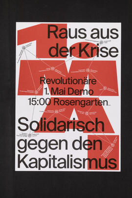 Heraus zum 1.Mai: Demo, Bern - Raus aus der Krise - solidarisch gegen den Kapitalismus