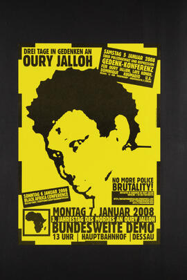 Drei Tage in Gedenken an Oury Jalloh - Berlin/Dessau 5.1.-7.1.2008