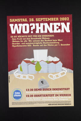 WO?HNEN. Demo und Quartierfest