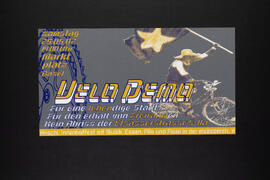 Velo Demo. Kein Abriss der Elsässerstrasse 5-11a (Elsie). Besammlung Marktplatz