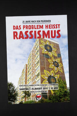 20 Jahre nach den Pogromen. Das Problem heisst Rassismus. Demonstration