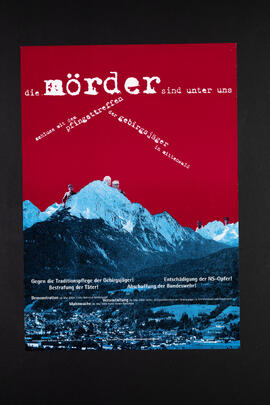 Die Mörder sind unter uns. Schluss mit dem Pfingsttreffen der Gebirgsjäger in Mittenwald. Demonstration. Mahnwache. Veranstaltung