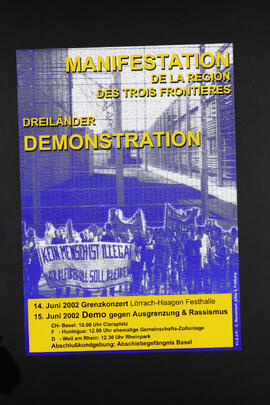 Dreiländer Demonstration gegen Ausgrenzung und Rassismus.