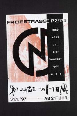 1 Jahr Party! Freiestrasse 172/174