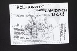 Solikonzert für Marco Camenisch und für einen revolutionären 1. Mai
