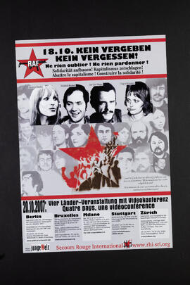 18.10. Kein vergeben kein Vergessen. Solidarität aufbauen! Kapitalismus zerschlagen!