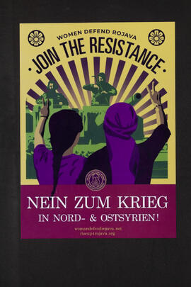 Women defend Rojava - join the resistance - Nein zuim Krieg in Nord- und Ostsyrien!