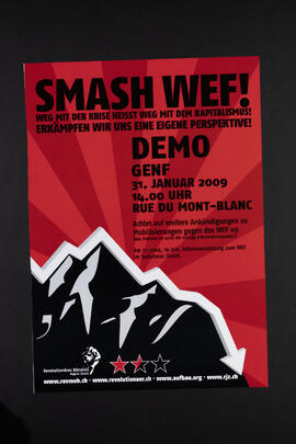 SMASH WEF! Weg mit der Krise heisst weg mit dem Kapitalismus.