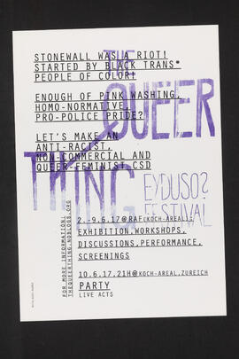 The queer thing - Eyduso? Festival