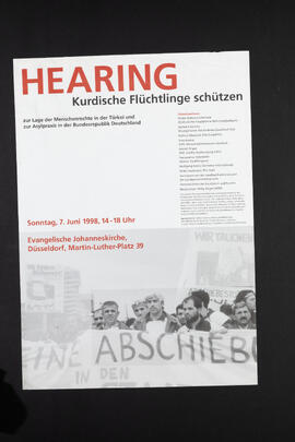 Hearing. Kurdische Flüchtlinge schützen.