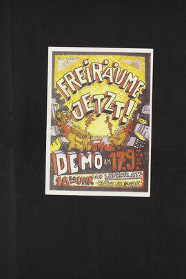 Freiräume jetzt. Demo am 17.9.2021